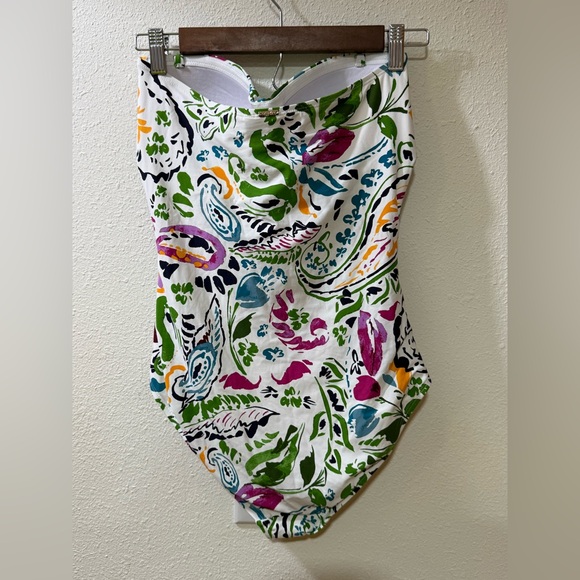 Anne Cole Multicolor Strapless One-Piece Swimsuit - Picture 2 of 6